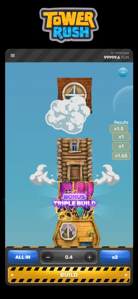 Tower Rush game screenshot bonus